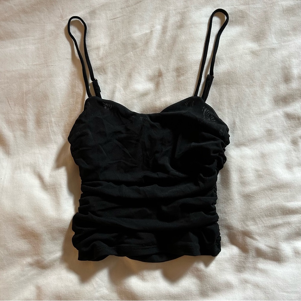 BLACK CROP TOP